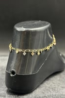 خلخال ذهب صافي ايطالي عيار 18 وزن 2.9 جرام