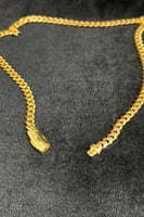 عقد جنزير ذهب صافي عيار 21 وزن 19.5 جرام