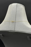 عقد وردة ذهب تصميم الماس عيار 21 وزن 0.5 جرام