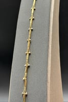 إسوارة ذهب صافي عيار 18 نعومة فيرا وزن 4.3 جرام تص...