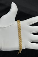 اسوارة ذهب صافي ايطالي عيار 18 وزن 9.4 جرام