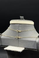 طقم ذهب زهرة ذهب صافي عيار 18 وزن من 1.3 الى 1.4 ج...