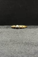 خاتم كور ذهب صافي ملون ايطالي عيار 18 وزن 0.8 جرام