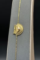 اسوارة براشي ذهب بحريني عيار 21 وزن من 1.7 الى 1.8...