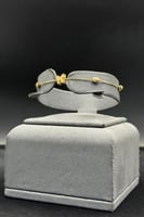 اسوارة فراشة ذهب صافي (قابل للتكبير والتصغير ) عيا...