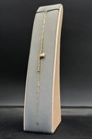 اسوارة كور مع قلب ذهب ايطالي عيار 18 وزن من 1.1 ال...