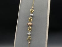 اسوارة كور ليزر ذهب صافي عيار 18 وزن 3.5 جرام