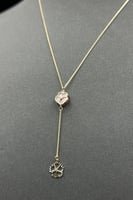 ورد ذهب ايطالي عيار 18 وزن 1.1 جرام