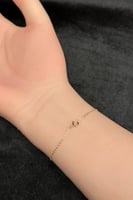 كف وردة ذهب صافي عيار 18 وزن 0.8 جرام