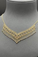 عقد كرات ذهب صافي ايطالي