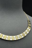 عقد ذهب ايطالي عيار 18 وزن 14.4 الى 14.9 جرام