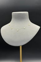 شوكر وردة ذهب تصميم الماس عيار 18 وزن 1.5 جرام