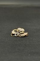 بروش اطفال قلب ذهب تصميم الماس عيار 18 وزن 1.4 جرا...