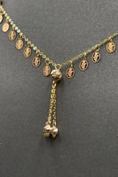 طقم بيضاوي مع كور ذهب صافي عيار 21