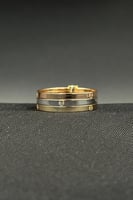 دبلة ثلاثة اشواط ذهب صافي ايطالي عيار 18 وزن من 1....