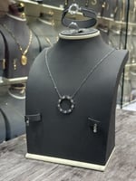 طقم ذهب ابيض تصميم الماسي باعلي جودة وافضل تصميم