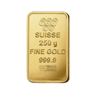 سبيكة ذهب 250 جرام ( ربع كيلو ) عيار 24