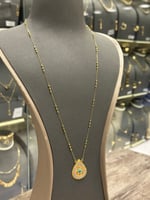 افخم طقم ذهب للعروس عيار 21 بحريني لأطلالة فاخرة