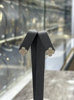 حلق ورده ذهب تصميم الماس