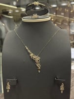 طقم ذهب للعروس عيار 21 تصميم البركة الاماسي