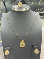 افخم طقم ذهب للعروس عيار 21 بحريني لأطلالة فاخرة