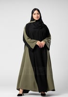 عباية أوليڤيا الباردة كلوش باللون الزيتوني- 1329