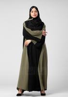 عباية أوليڤيا الباردة كلوش باللون الزيتوني- 1329