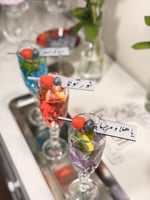 3 اكرليك (كاسات التقديم )