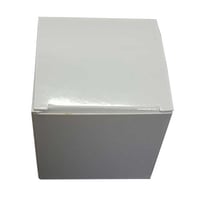 علب توزيعات 12 كرتون ابيض ساده 6x6x6 سم