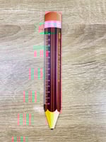 فاصل كتاب خشبي على شكل قلم 12 سم