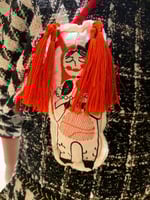 فستان مكون من قطعتين من التويد مع تفاصيل جذابة بال...