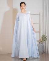 جلابية نساء انيقة من اللنن السماوي ومزينة بكرستال...