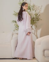 جلابية نساء انيقة من التويد في الامام والتفته الشا...