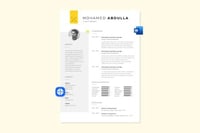 نموذج سيرة ذاتية انجليزي - Word - نموذج سيرة ذاتية...