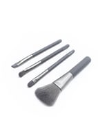 مجموعة فرش المكياج الصغيرة - اسود