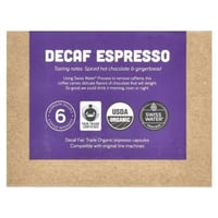 كبسولات قهوة إسبريسو منزوعة الكافيين 30 كبسولة من...