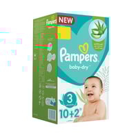 بامبرز حفاضات بيبي دراي رقم 3