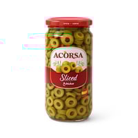 زيتون اخضر شرائح اكورسا 470جم