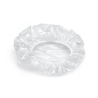 غطاء الشعر بلاستيك شفاف 100 حبة