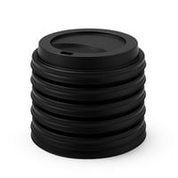 غطاء اكواب ورقية 9 اونز اسود 50 حبة