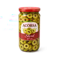 زيتون اخضر شرائح اكورسا 105جم