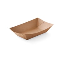 صحون ورقية بنية كرافت مقاس 2