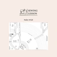 باترون فستان منفوش باكمام بف (2-12 سنه )