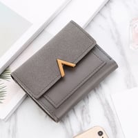 محفظة نسائية-الالوان/رمادي-بنفسجي