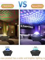 جهاز بروجيكتر النجوم والغيوم المبهر مع سماعة ببلوت...