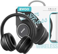 عرض سماعه + سماعه هدية بووو سماعات راس بلوتوث - خا...