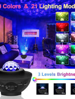 جهاز بروجيكتر النجوم والغيوم المبهر مع سماعة ببلوت...