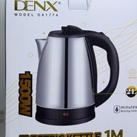 غلاية ماء كهرباء سعة 1.8 لتر 1500 واط فضي م/DX1774...