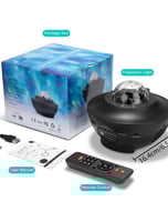 جهاز بروجيكتر النجوم والغيوم المبهر مع سماعة ببلوت...