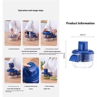 قشارة الثوم والفواكة الكهربائية متعددة الاستخدام